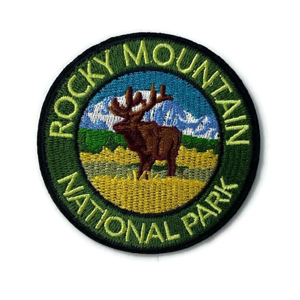 Rocky Mountain Moose Embroidered Patch